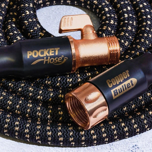Close-up of copper fittings