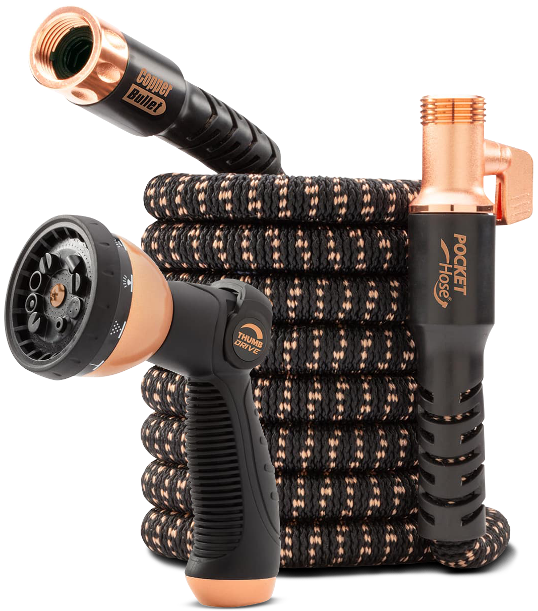 Ultra-durable Pocket Hose Copper Bullet 